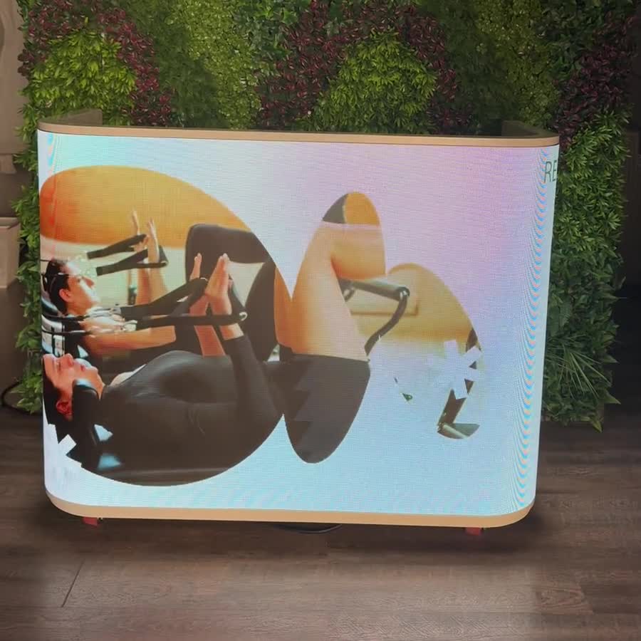 Mostrador con pantalla LED de Media System